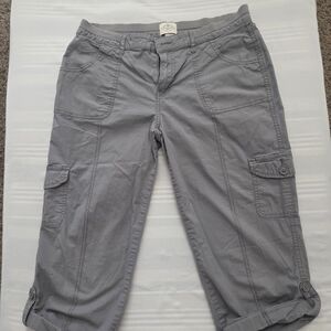 St. John's Bay Gray Capris